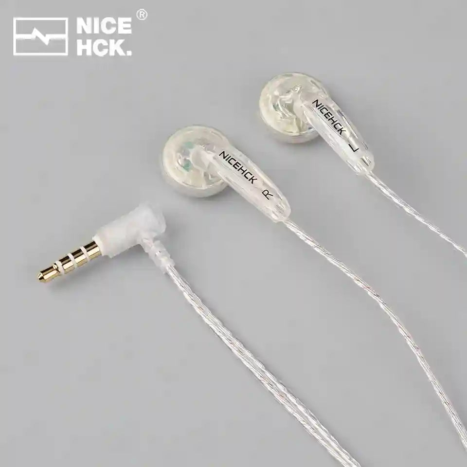 Wired 3.5mm HiFi Earbuds - Green Monitor Headphones for Clear Audio Tidesmit