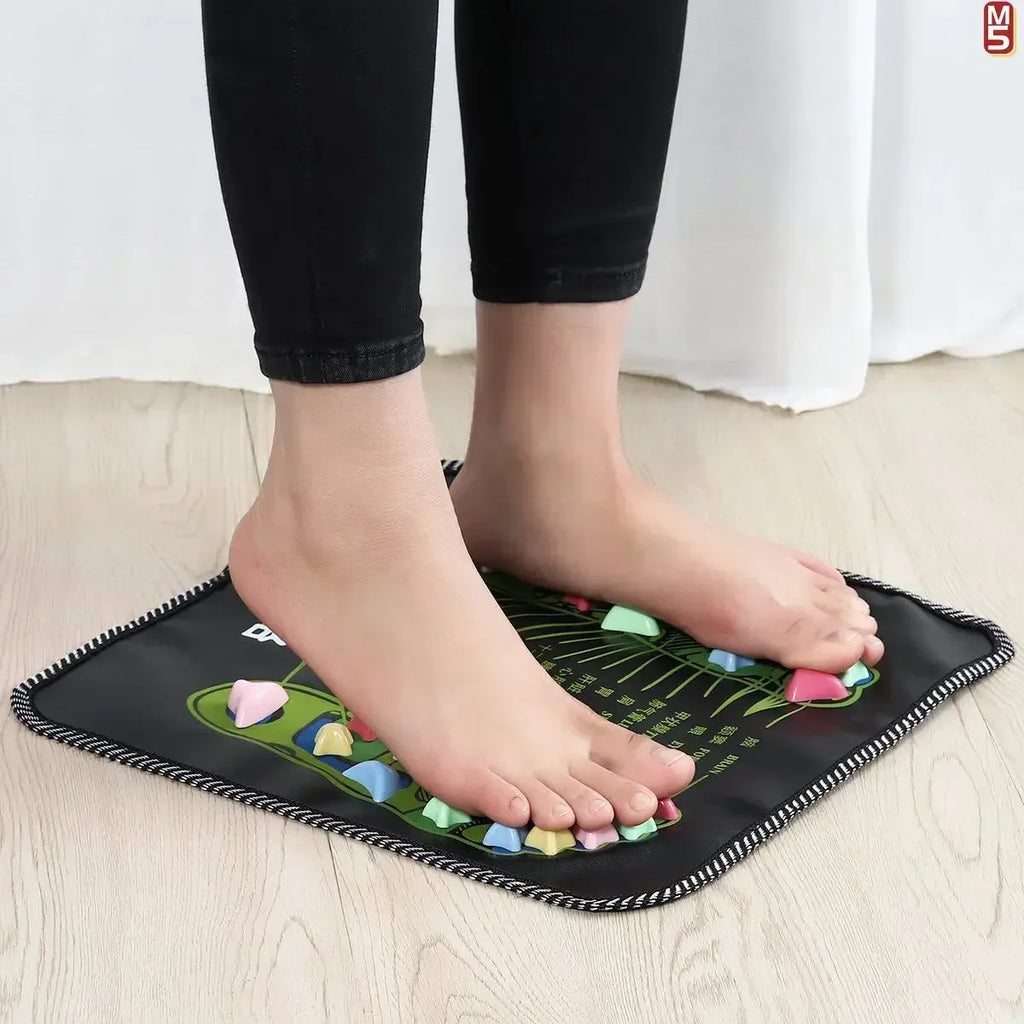 Foot Massage Mat for Reflexology Pain Relief - Tidesmit Home Spa Series Relaxation Treatment Tidesmit