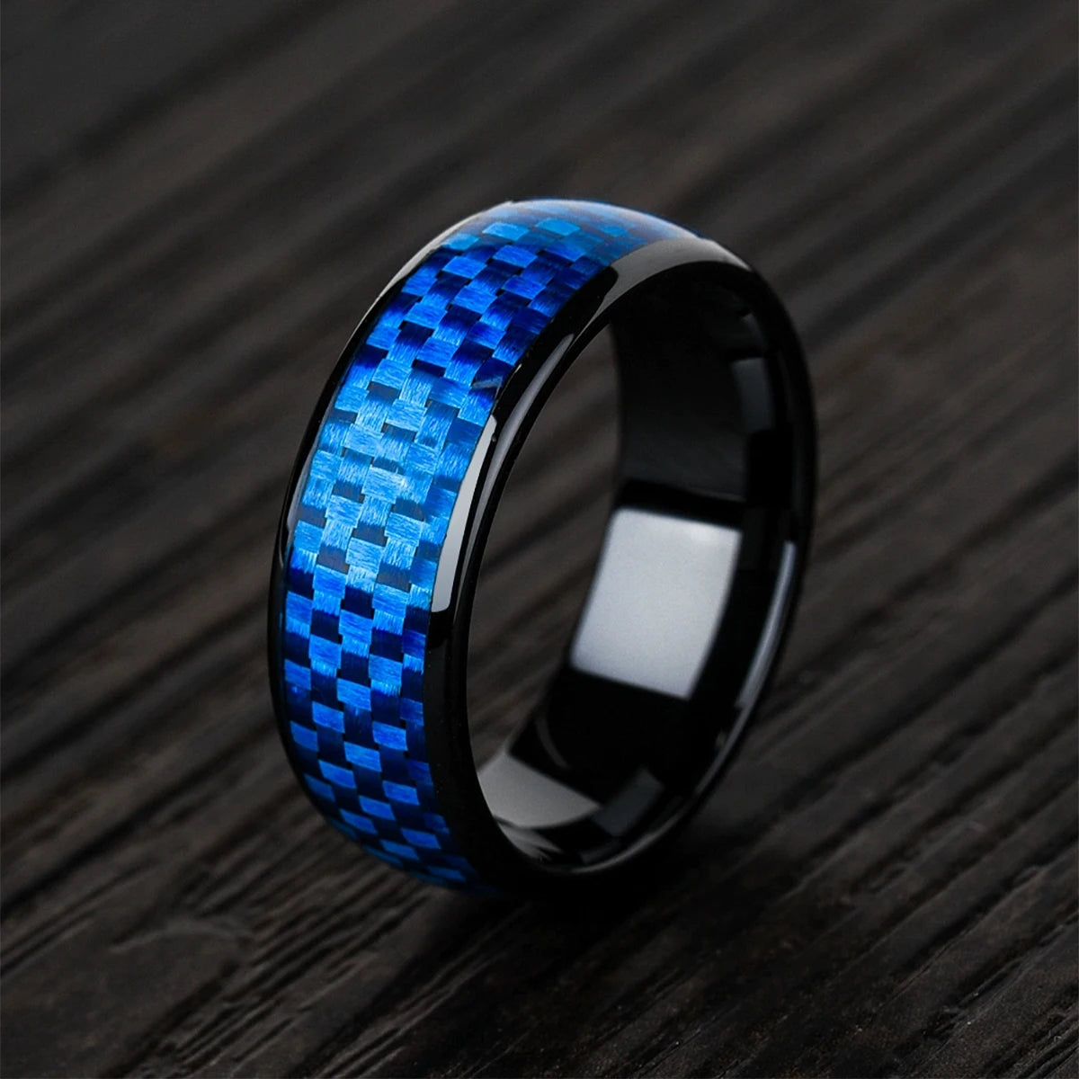 NFC Smart Health Ring Carbon Fiber 13.56MHz Ceramic Wellness Wearable Tidesmit