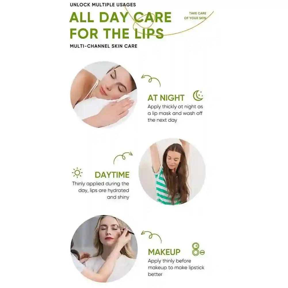 Aloe Vera Lip Balm 5-Pack: Nourishing Moisturizing Lip Treatment Lip Care Tidesmit