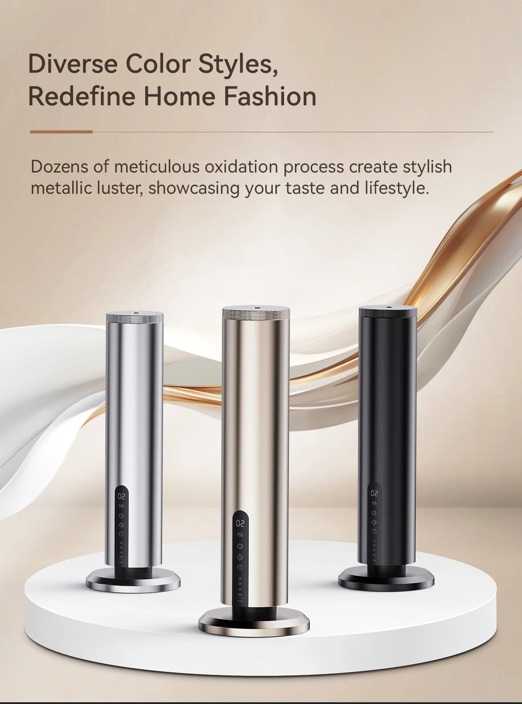 Essential Oil Diffuser Bluetooth Smart Waterless Aroma Diffuser Coverage 300m³ Electric Smell for Home Scent Machine Hotel