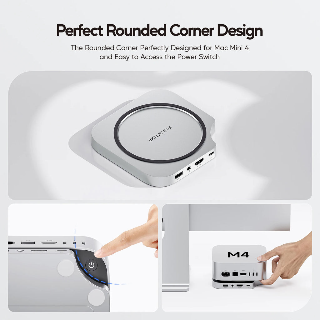 Mac Mini M4 Dock with 4TB SSD Enclosure & 4K HDMI Hub | Tidesmit Tidesmit