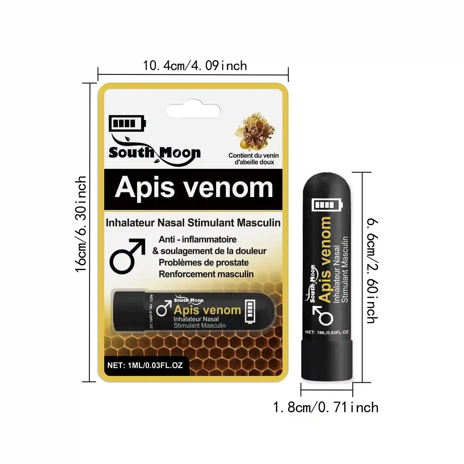 Nasal Sniffing Stick for Men - Daily Lip Care and Nutritional Support Lip Care Tidesmit