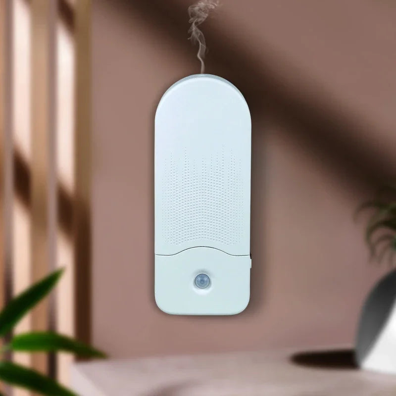Waterless Aroma Diffuser  Wall Mounted Room Fragrance Essential Oil Aromatherapy Machine Night Light Home Toilet Aroma Machine