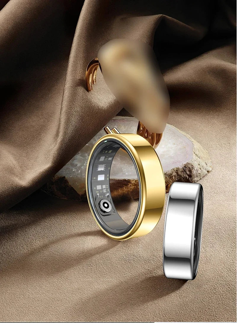 Smart Health Tracker Ring - Heart Rate & Oxygen Fitness Monitor Tidesmit