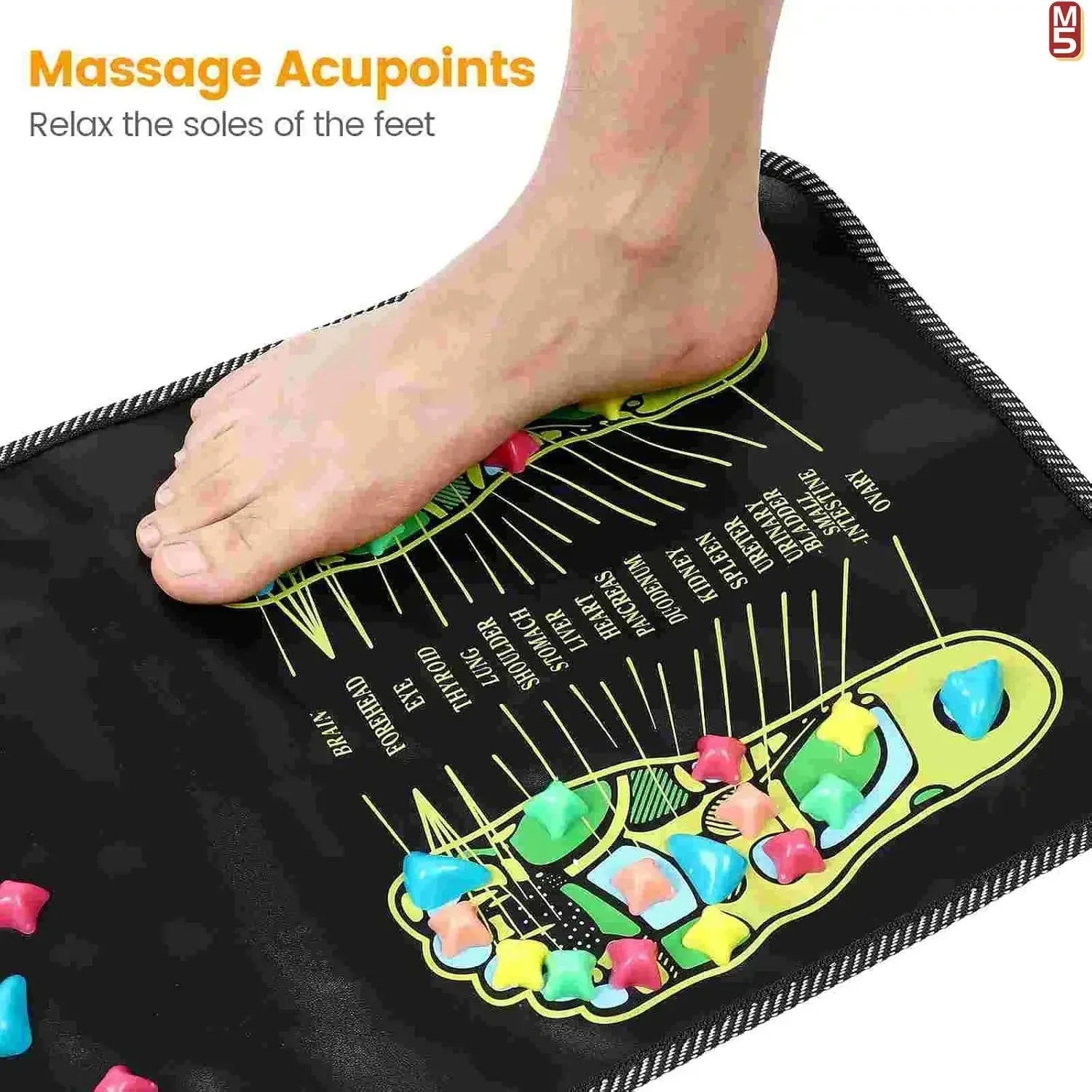 Foot Massage Pad: Acupressure Mat for Stress Relief | 35cm-175cm Relaxation Treatment Tidesmit