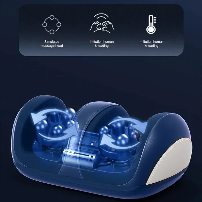 Electric Foot Massager with Shiatsu Kneading & Heat Therapy | Tidesmit Relaxation Treatment Tidesmit