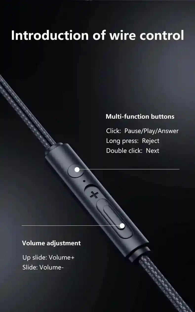 Wired Gaming Earphones USB-C HiFi Bass with Low Latency Mic Tidesmit