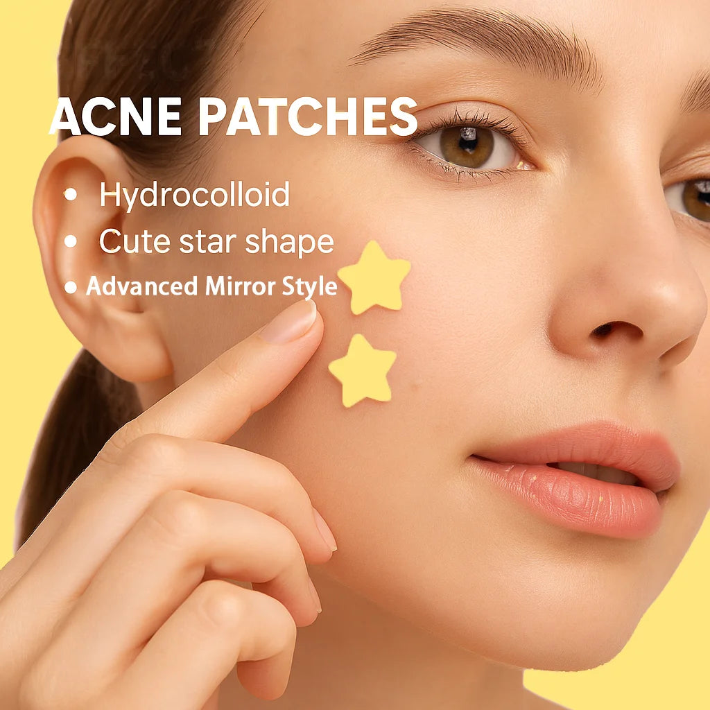 60 pieces/premium mirror acne patch, covering acne and pimple patches, deep cleansing patch, gentle and skin friendly
