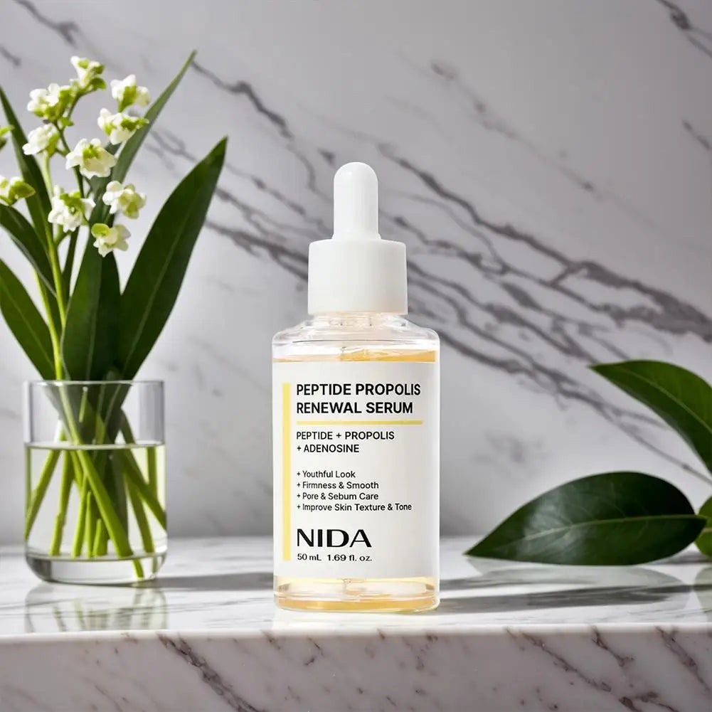 NIDA Propolis Peptide Facial Serum Nourishing Moisturizing Serum Face Original Skin Care Rejuvenation Firming&Smoothing Cream