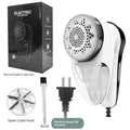 Tidesmit portable electric lint remover for clothes, sweaters, and carpets, side angle view of fabric shaver blade