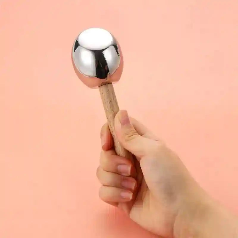 Eye Massage Instrument Stainless Steel Hot Cold Therapy Tool - 14.4cm Eye Massage Instrument Tidesmit