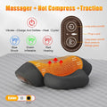 Electric Neck Massager with Heat and Vibration - Tidesmit Wellness Back Massage Instrument Hot-Traction-B Tidesmit