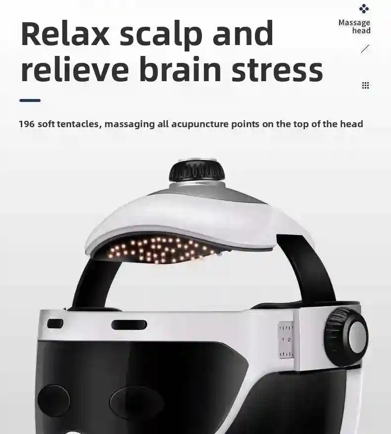 Tidesmit Electric Eye Massager with Heat and Scalp Vibration Therapy Eye Massage Instrument Tidesmit