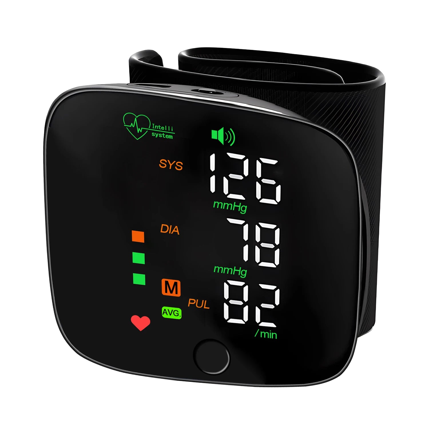 Rechargeable Wrist Blood Pressure Monitor Medical Voice Digitlal Display Health Sphygmomanometer Tonometer