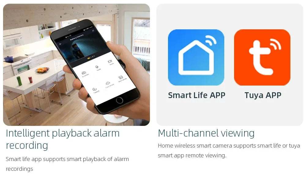 4.3'' IPS Screen Smart life/Tuya APP 2.4G 3MP Wireless wifi Video Intercom Doorbell eye PIR High-definition Visual Monitoring