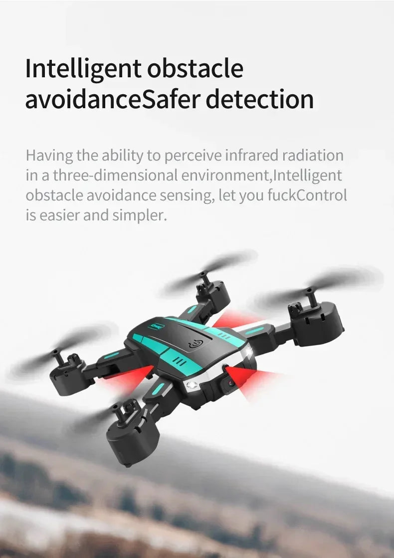 8K GPS Camera Drone Foldable Quadcopter with Obstacle Avoidance Tidesmit