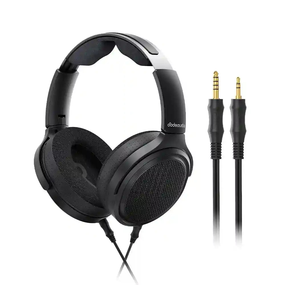Planar Magnetic Headphones JT7 Black - Over-Ear Audiophile Headset JT7 Black Tidesmit