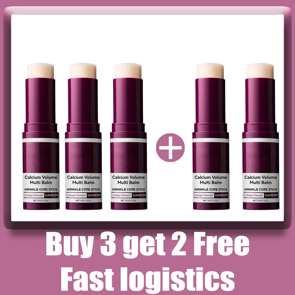 Tidesmit lyp318 collagen multi balm stick for anti-wrinkle deep moisturizing and pre makeup face application