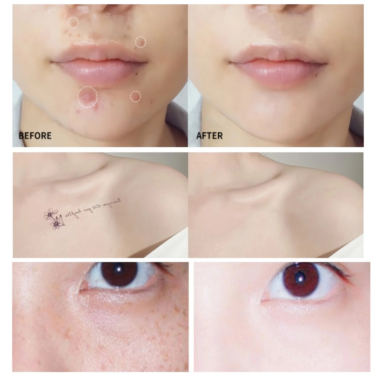 Tidesmit 3-color concealer palette for even skin tone and blemish coverage texture close-up for face makeup