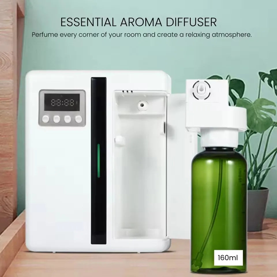 Wall Mounted Scent Air Machine For Home Waterless Essential Oil Diffuser Bluetooth Hotel Collection Diffuser For Room Spa Office