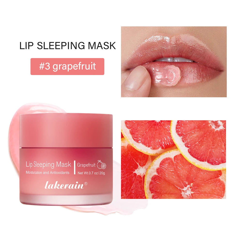 Moisturizing Sleeping Lip Mask - Nourishing Overnight Lip Treatment Lip Care 3 grapefruit Tidesmit