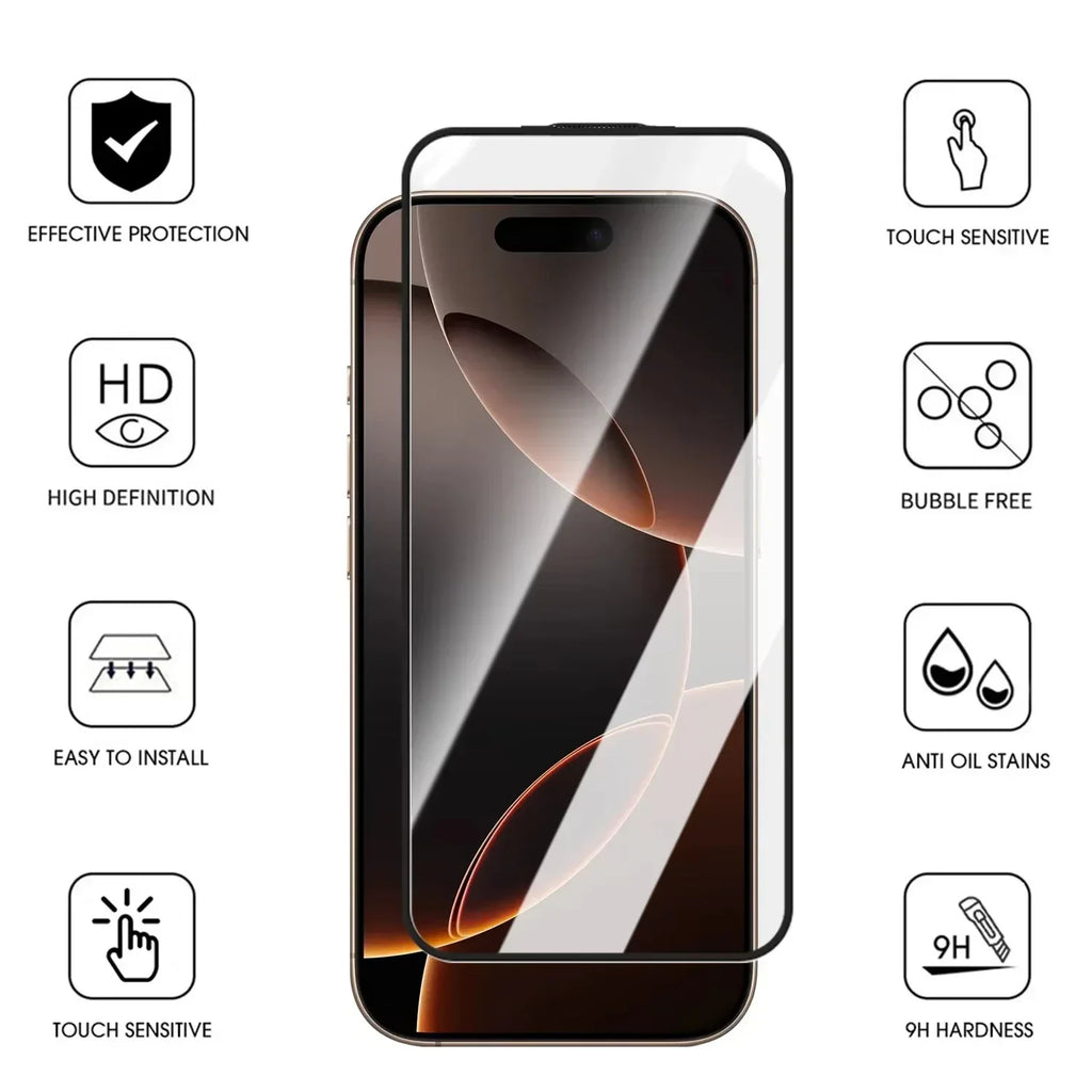 Samsung Galaxy Screen Protector - 4 Pack HD Tempered Glass (9H Hardness) Tidesmit