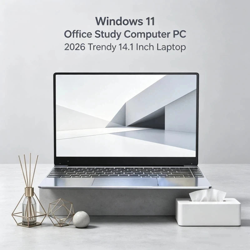 Practical 14.1 Inch Laptop Intel 4405U,120Hz Ultra-Clear IPS,32GB RAM 2TB SSD,5000mAh Backlit Keyboard