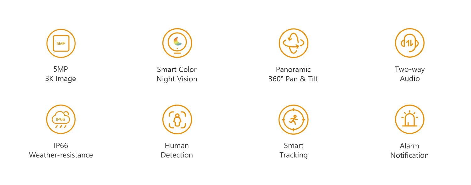 IMOU Cruiser SE+ 3MP Outdoor PTZ Wi-Fi Camera IP66 Weatherproof Camera Two Way Audio Color Night Vision AI Human Detection