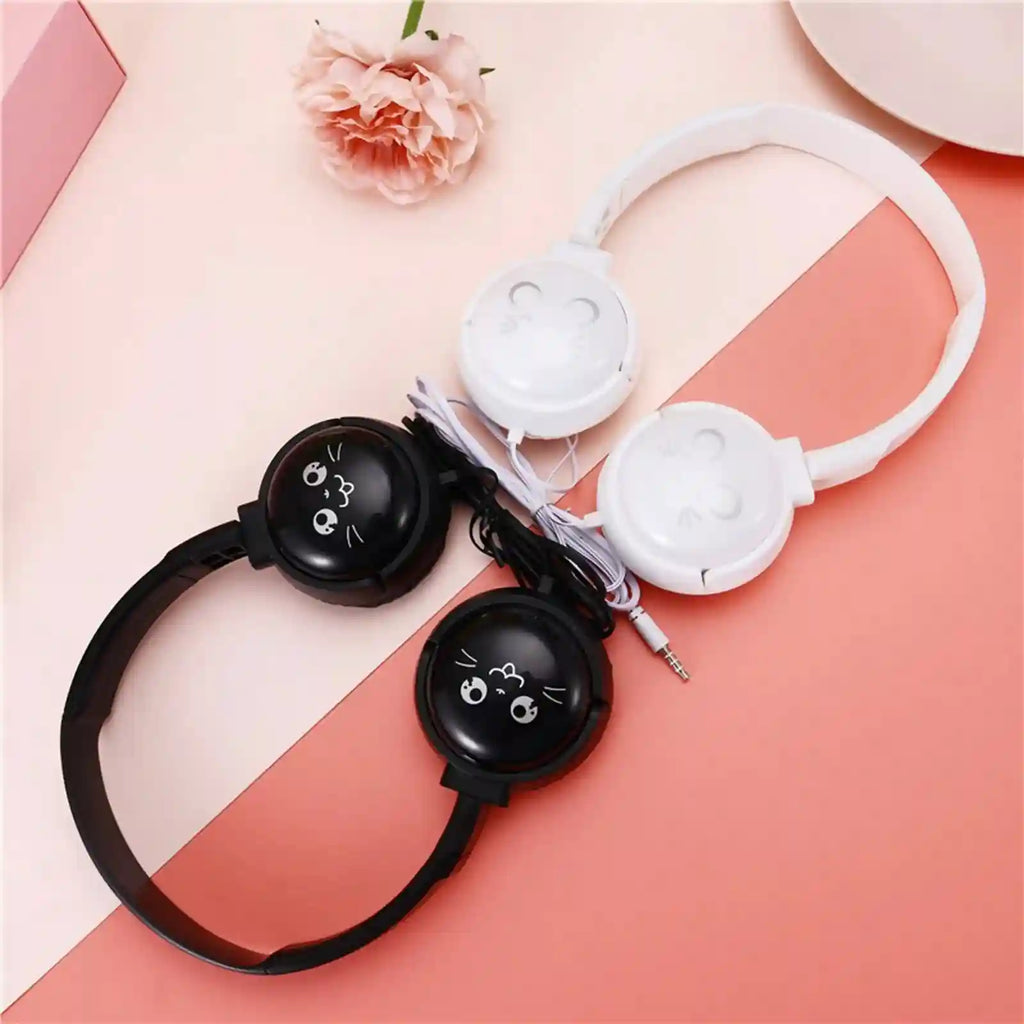 Wired Over-Ear Headphones for Kids with Mic, Adjustable Fit, Blue Tidesmit