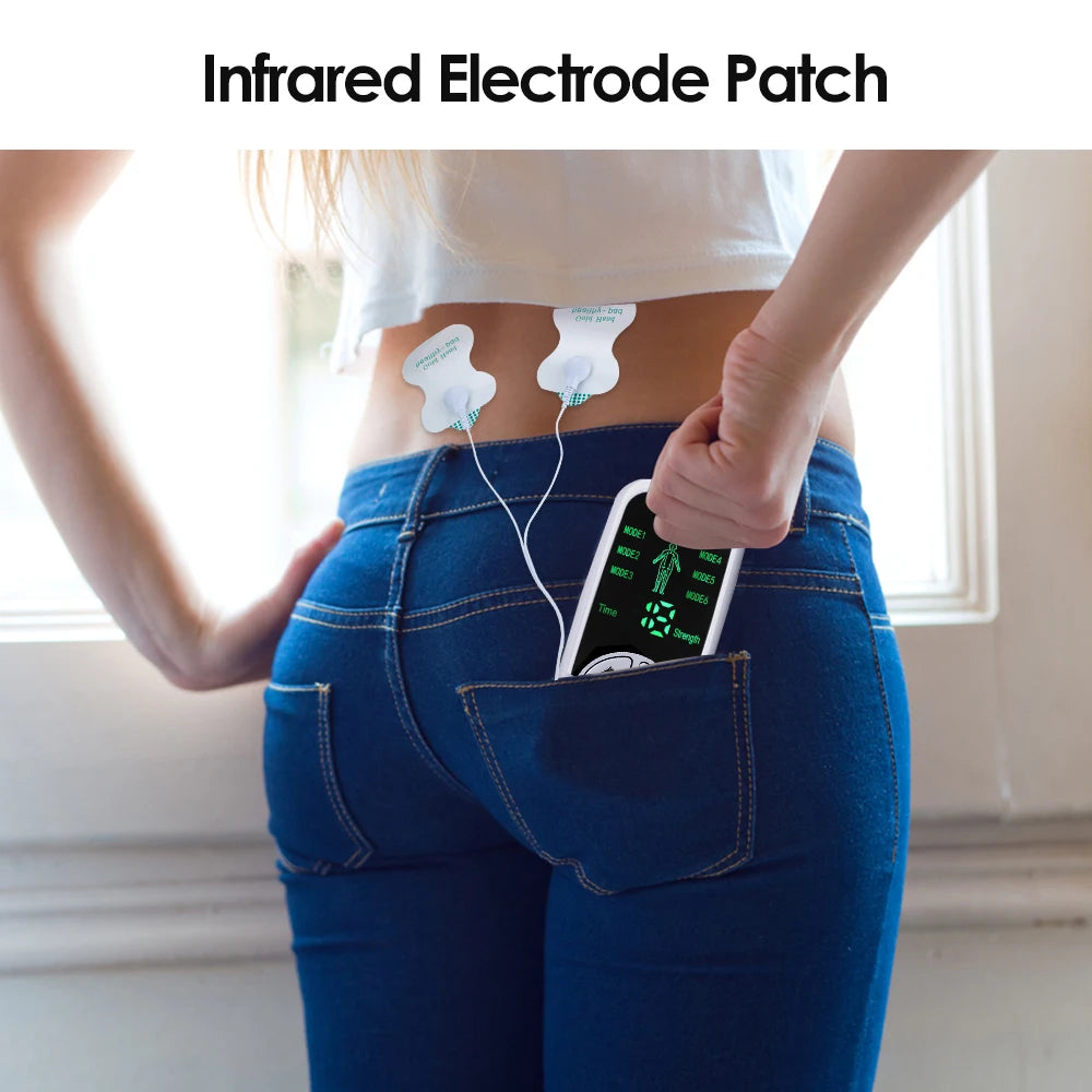Tidesmit 6-Mode Electric Back Massager | Portable Muscle Relief Device Back Massage Instrument Tidesmit