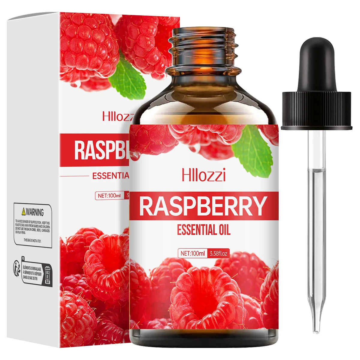Raspberry essential oil is suitable for skin care, bath use, and diffusers and is suitable for all skin types.