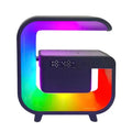 Wireless Charger Stand with Bluetooth Speaker and RGB Light - G3 Black G3-Black Tidesmit