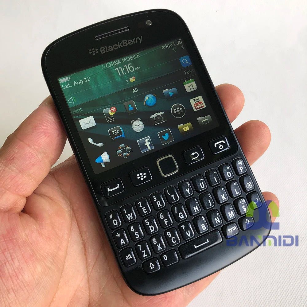 Blackberry 9720 Samoa Original 3G Mobile Cell Phone Unlocked 2.8" 5MP WiFi  Smartphone QWERTY Cellphone English Arabic QWERTY