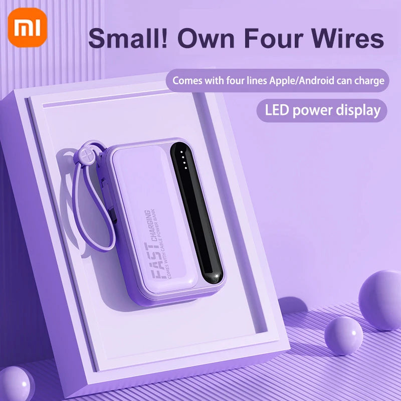 Portable Charger 50000mAh with 4 Built-in Cables | Tidesmit Tidesmit
