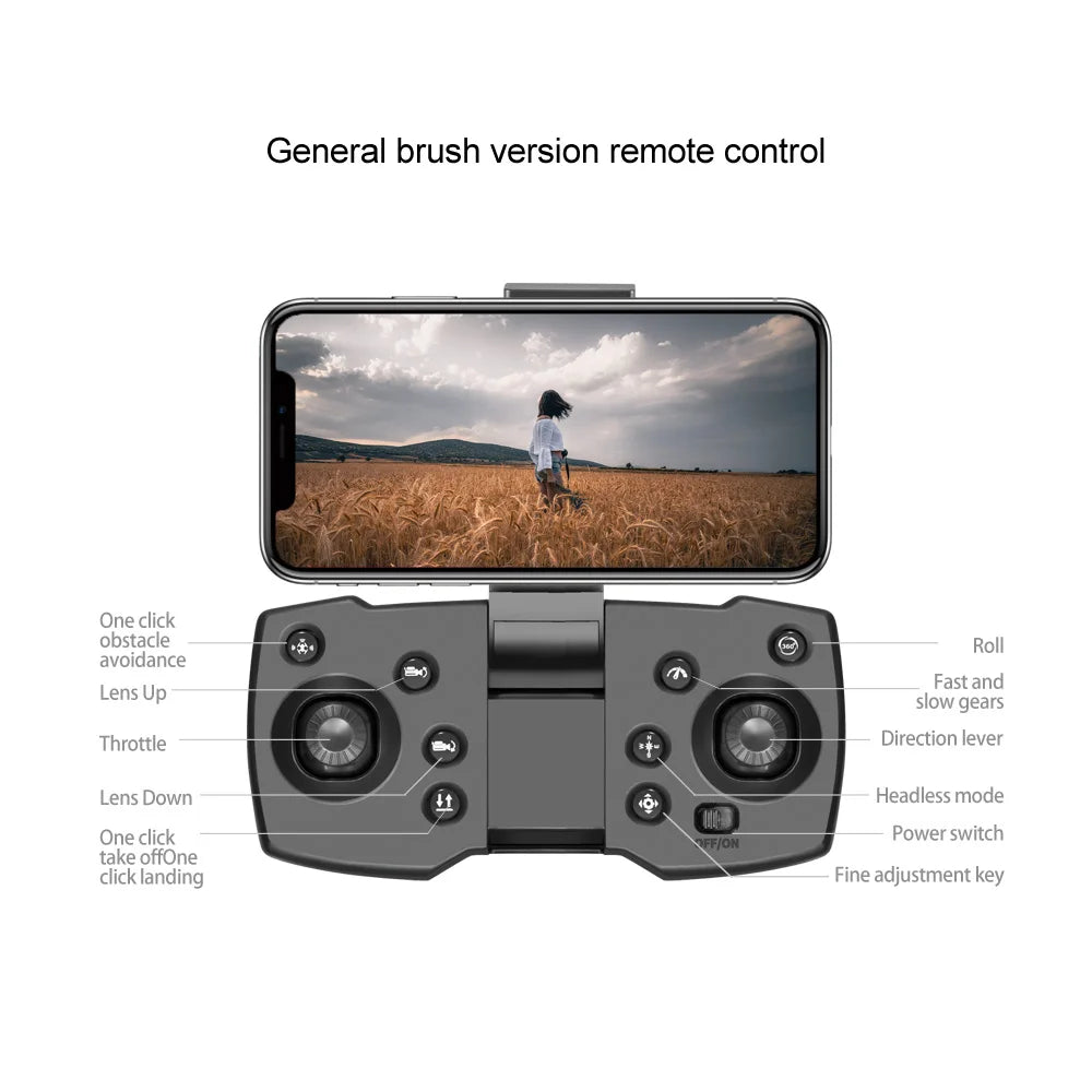 Tidesmit 8K GPS Drone with Camera, Brushless Motor & Foldable Frame Tidesmit