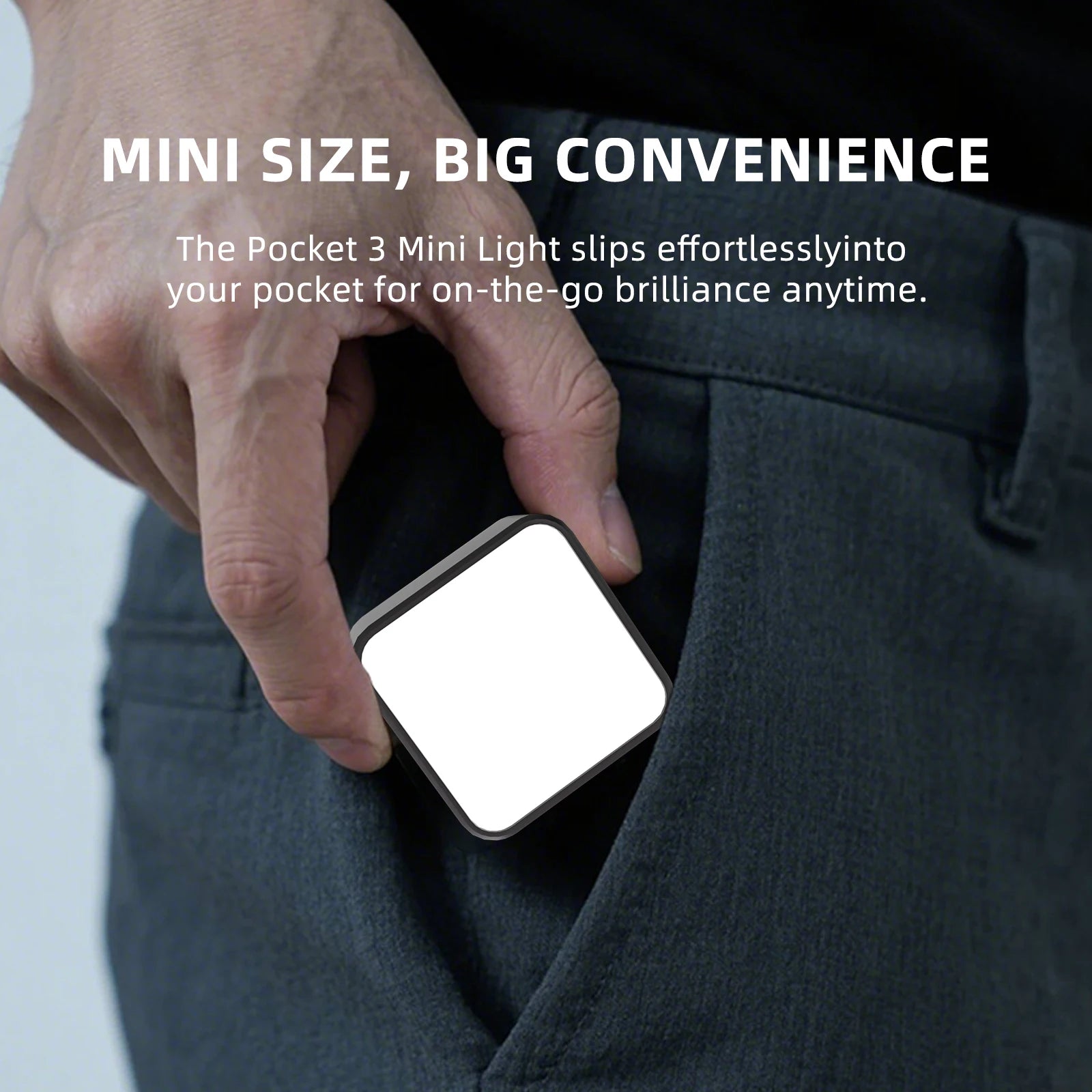 Pocket 3 Magnetic LED Fill Light for Content Creation Tidesmit