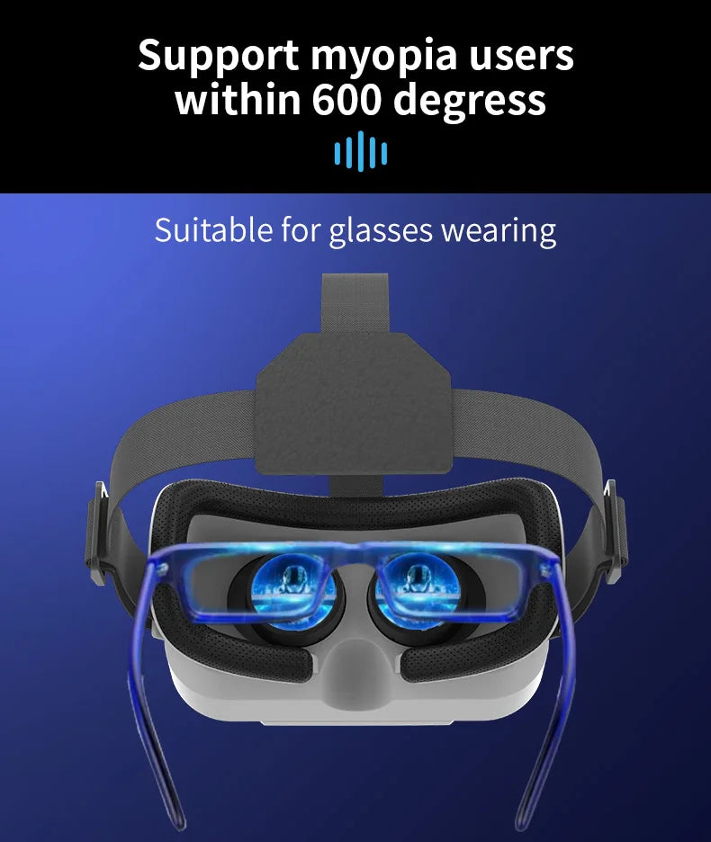 VR Headset for Smartphones - Lightweight Immersive Mobile VR Glasses Tidesmit