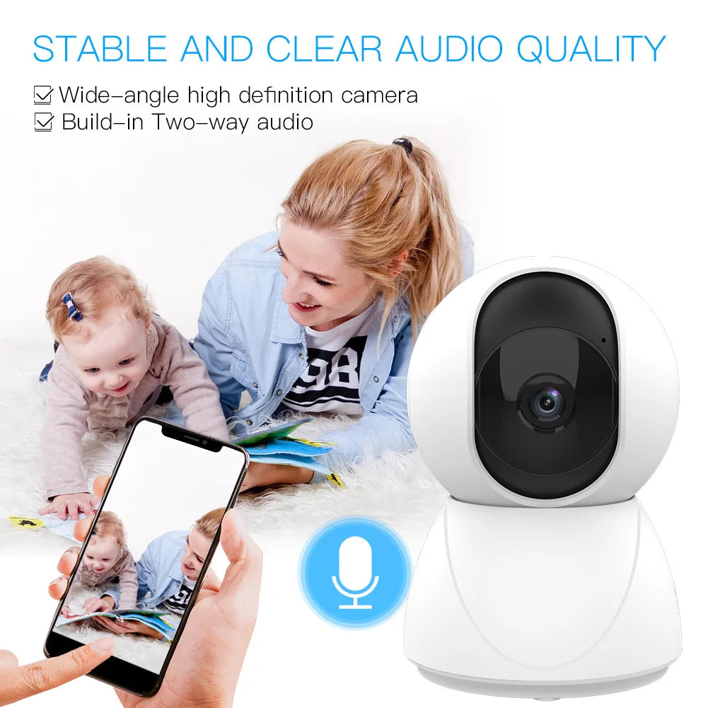 4MP 2K 400W Tuya Smart WiFi 355 IP Camera Indoor Wireless Surveillance Auto Tracking Human Home Security CCTV Baby Pet Monitor