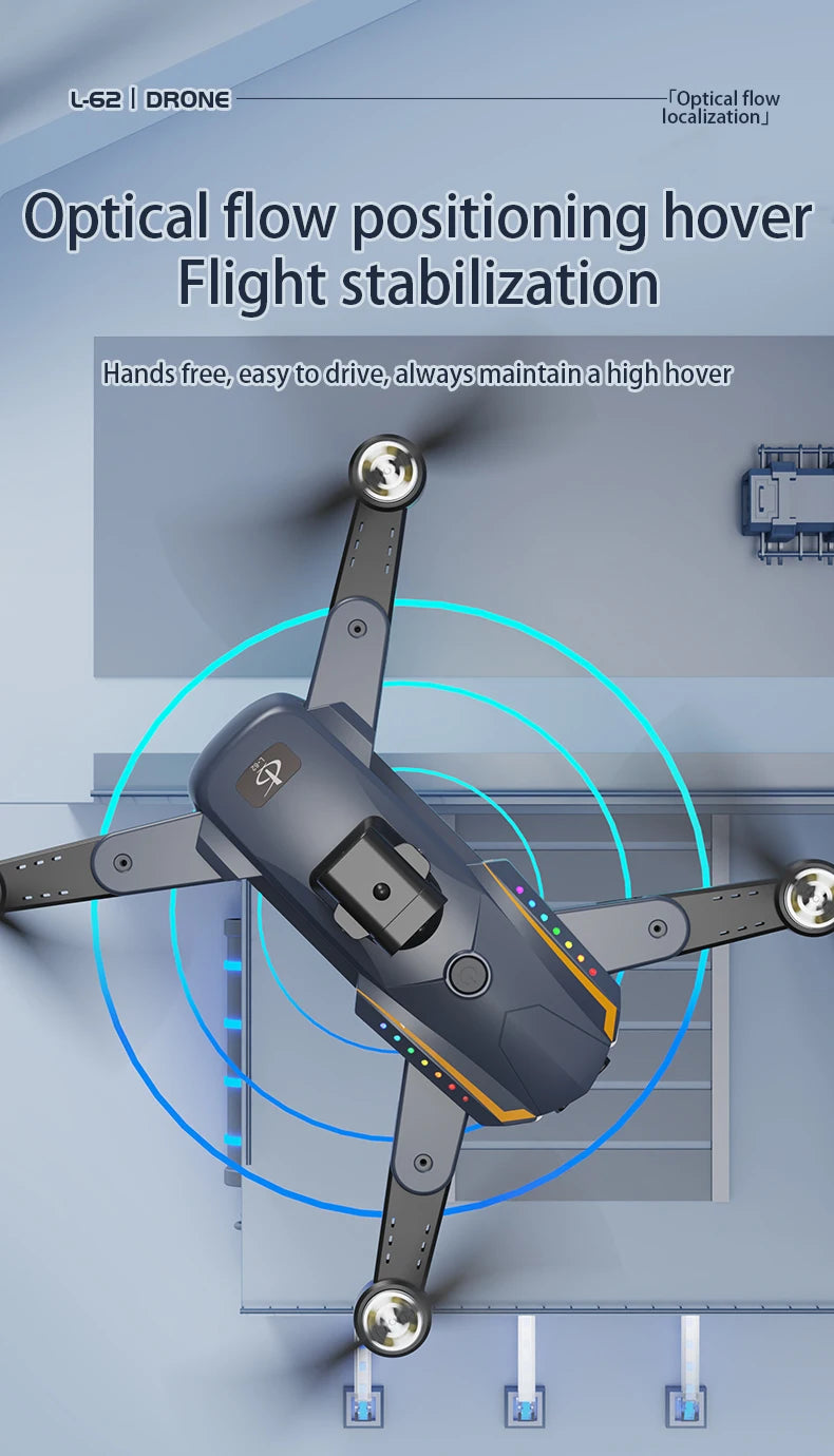 Tidesmit GPS Camera Drone with Obstacle Avoidance and Dual 6K Lens Tidesmit