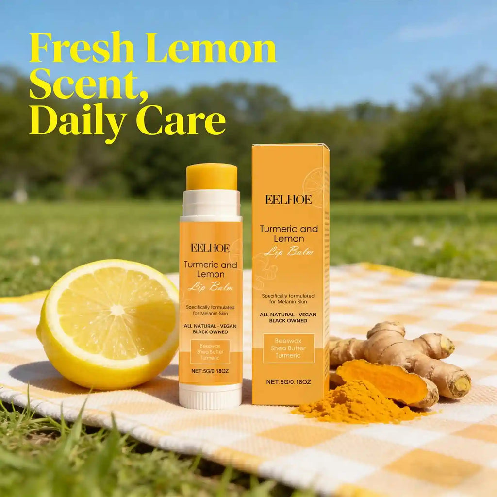 Turmeric Lemon Lip Balm | Nourishing Moisturizing Lip Treatment (5g) Lip Care Tidesmit