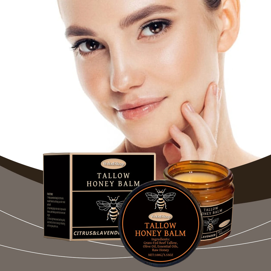 WoodSleep 100g Tallow Honey Moisturizer Gentle Moisturizing Moisturizing Dry Skin Moisturizing Refreshing Skin Cream