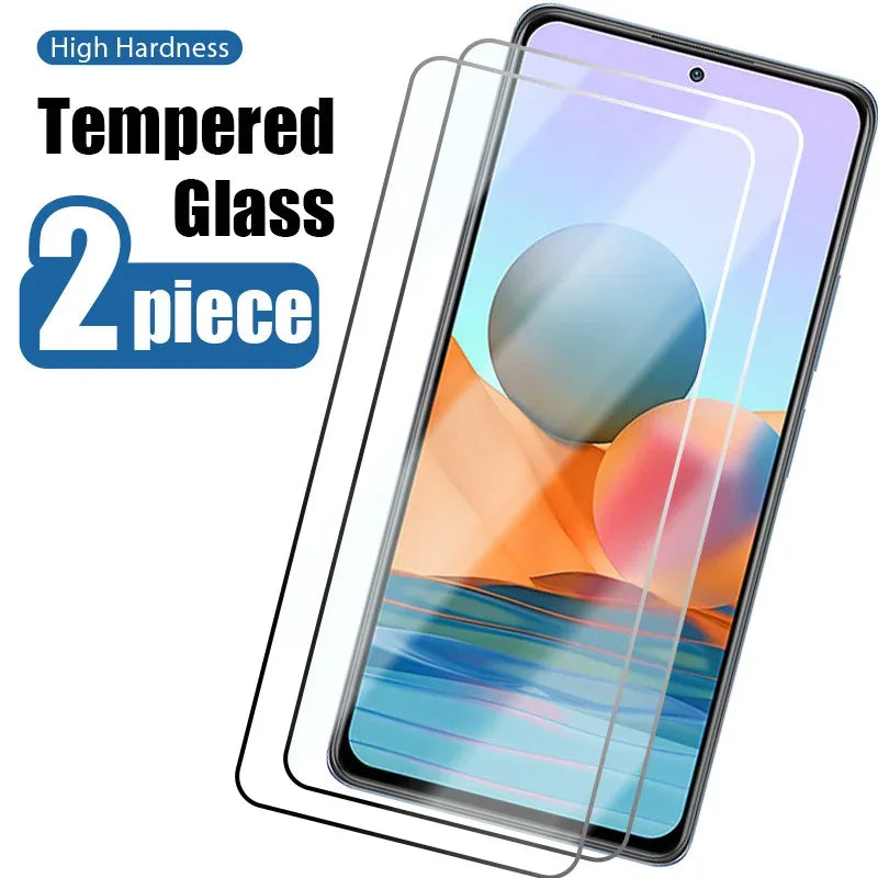 Redmi Note Series Tempered Glass Screen Protector - 9H Hardness 2-Pack Tidesmit