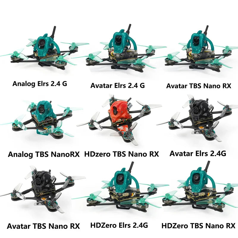 Nanofly20 FPV Drone: 2S Analog HDZero Avatar ELRS Precision Racing Tidesmit