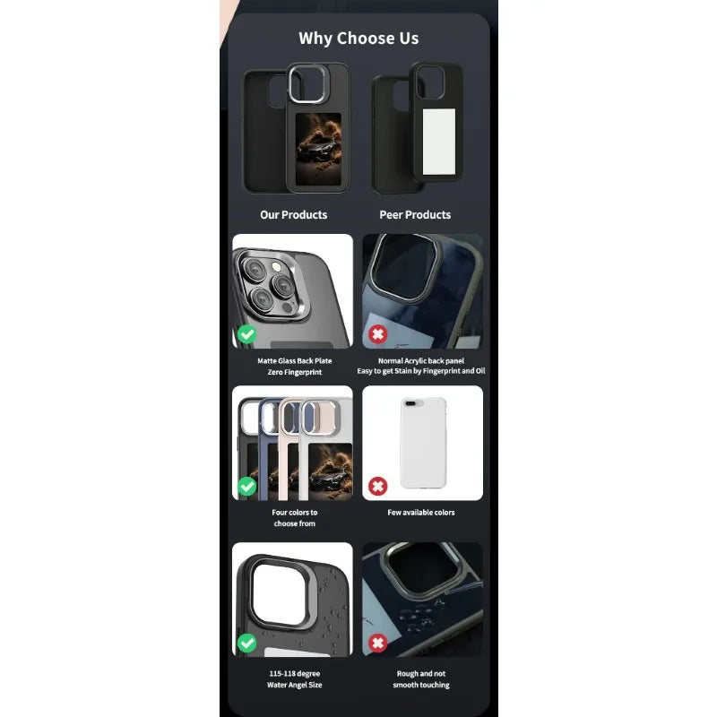 NFC E-Ink Phone Case for iPhone 16 Pro Max - Durable Shock-Absorbing Cover Tidesmit
