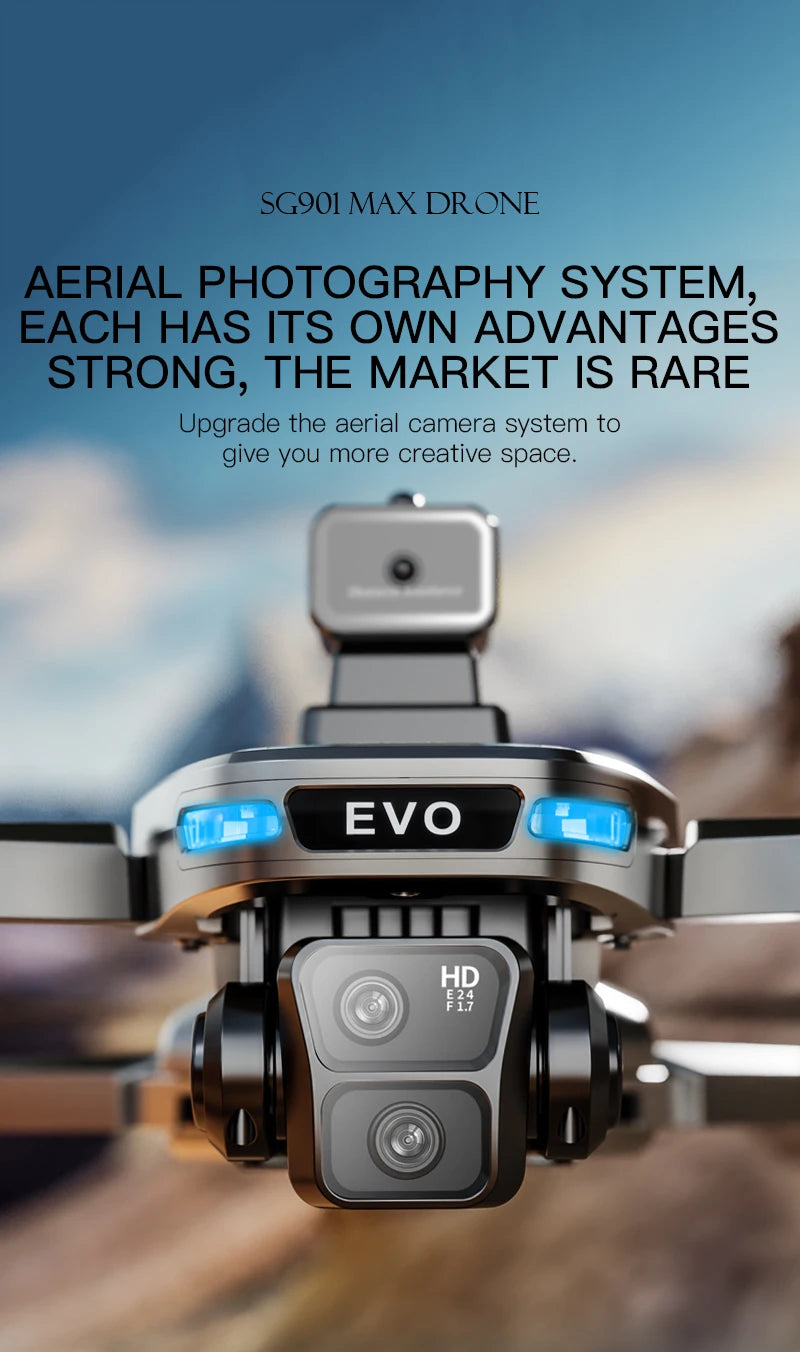 4K GPS Drone with HD Camera - Foldable Obstacle Avoidance Tech Tidesmit