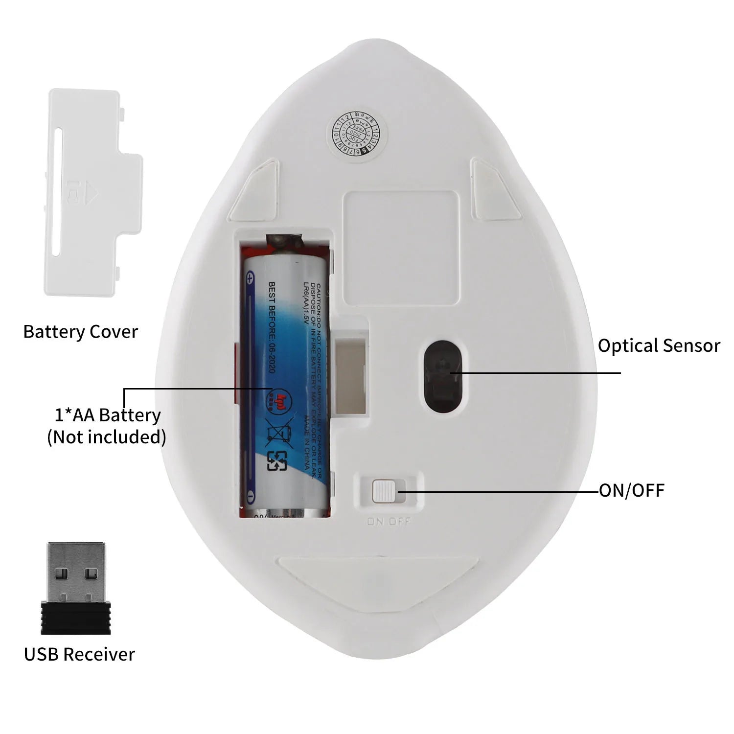 Mini Wireless Mouse 3D Cute Hamster 2.4G Bluetooth Dual Mode Connectivity Long Battery Life Mute USB Optical Mouse For Laptop PC