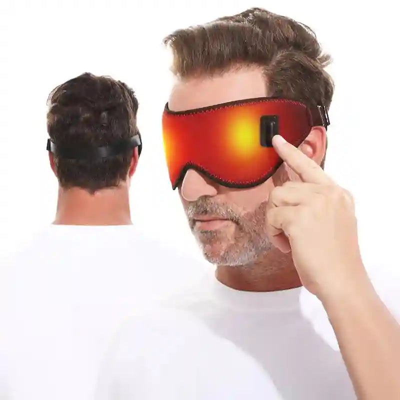 Heated Eye Massager for Dry Eyes Relief – USB Powered Wellness Device Massage Roller Tidesmit