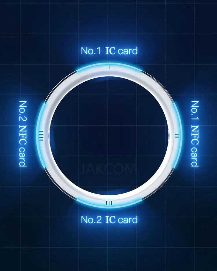 Smart Health Ring with NFC & Biometric Sensor | Tidesmit Tidesmit