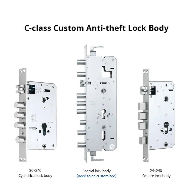 New Bluetooth TTlock App Security Door Camera Lock Video Fingerprint Household Electric Automatic Deadbolt Smart Door Lock